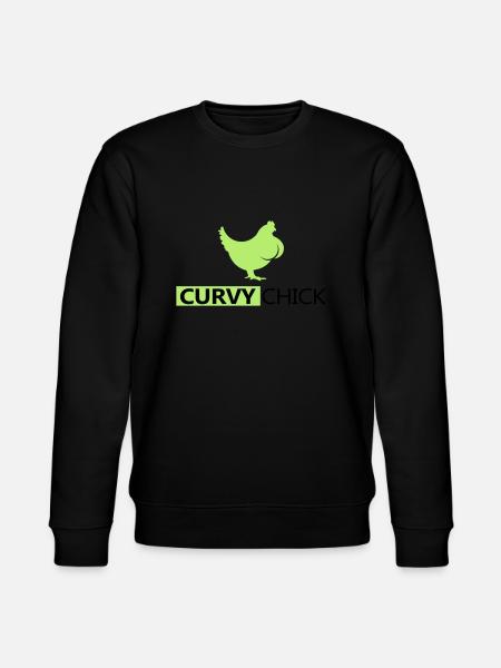 Curvy Chick - Stanley/Stella CHANGER Unisex Organic Sweatshirt - black