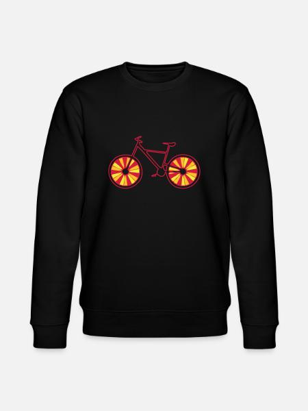 Bicycle - Stanley/Stella CHANGER Unisex Organic Sweatshirt - black
