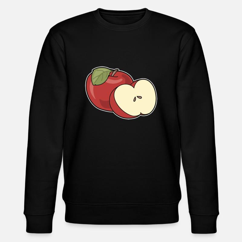 Apfel - Stanley/Stella Unisex Bio-Sweatshirt CHANGER  - Schwarz