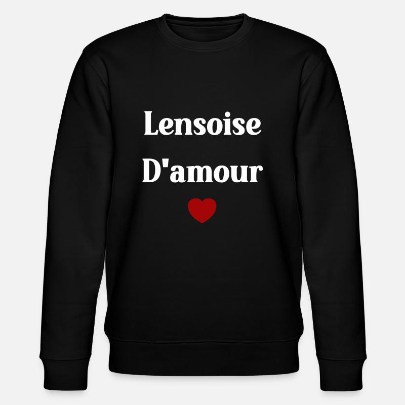 lensoise d'amour - Sweat bio CHANGER Stanley/Stella Unisexe - noir