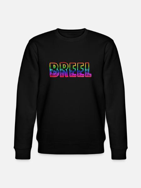 breel rs rainbow - Stanley/Stella CHANGER Unisex Organic Sweatshirt - black