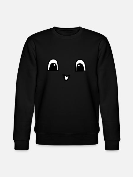 Cute face - Stanley/Stella Unisex Bio-Sweatshirt CHANGER  - Schwarz