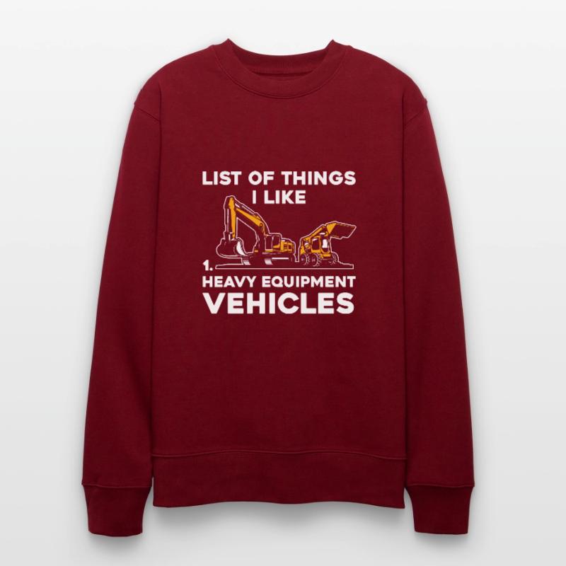 Construction machinery operator Excavator driver Excavator driver Construction workers Stanley/Stella CHANGER Unisex Organic Sweatshirt
