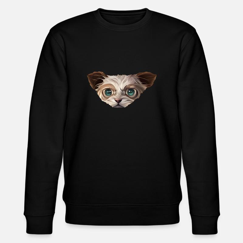 Chat - Sweat bio CHANGER Stanley/Stella Unisexe - noir