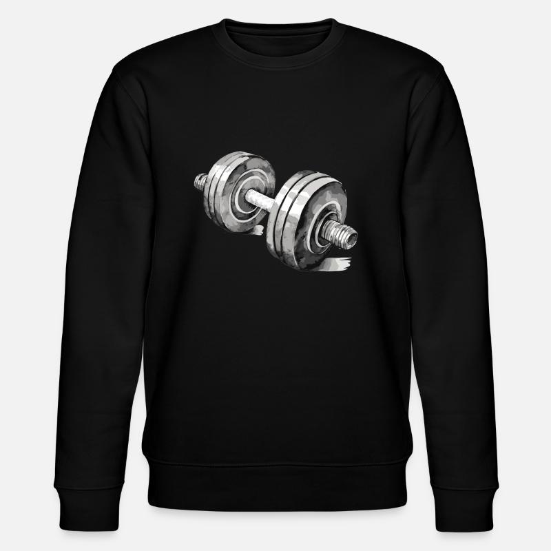 Hantel Bodybuilding - Stanley/Stella Unisex Bio-Sweatshirt CHANGER  - Schwarz