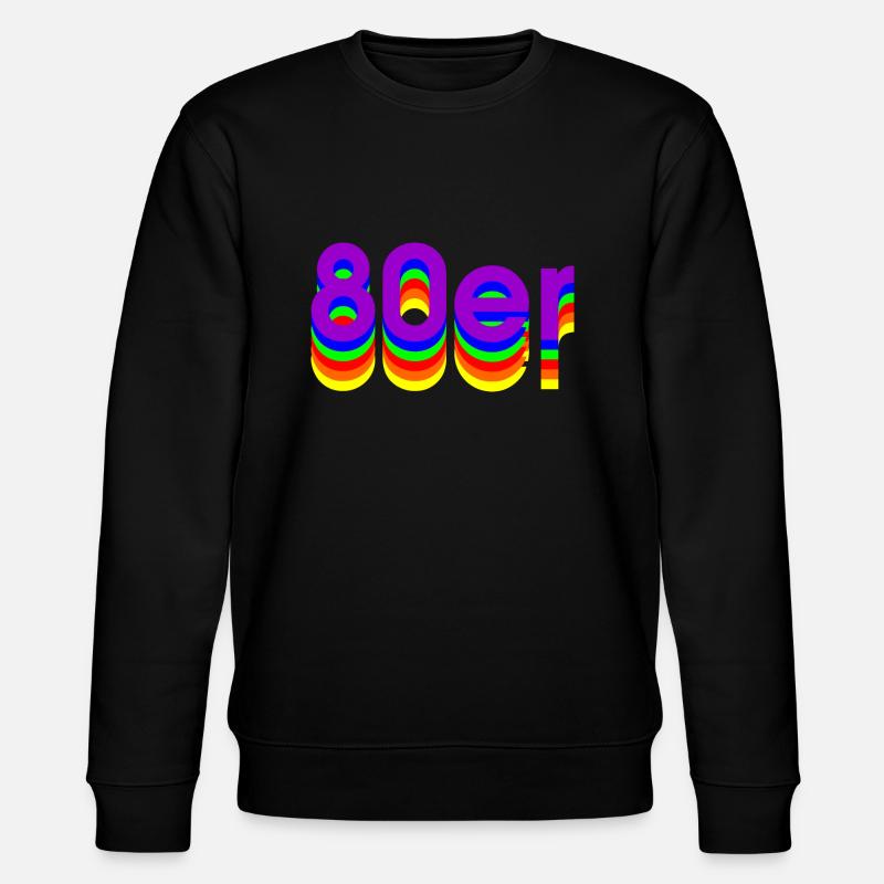 80er - Stanley/Stella Unisex Bio-Sweatshirt CHANGER  - Schwarz