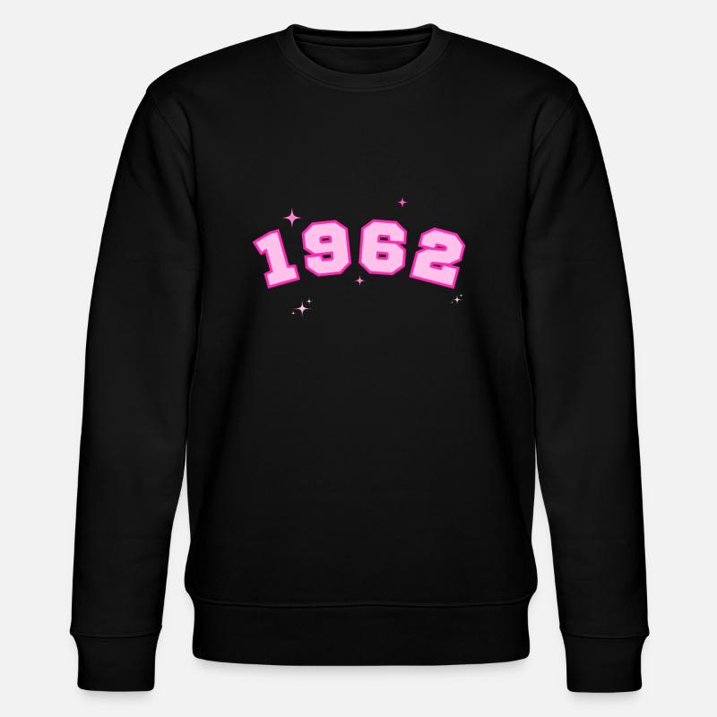 1962 rose étoile - Sweat bio CHANGER Stanley/Stella Unisexe - noir