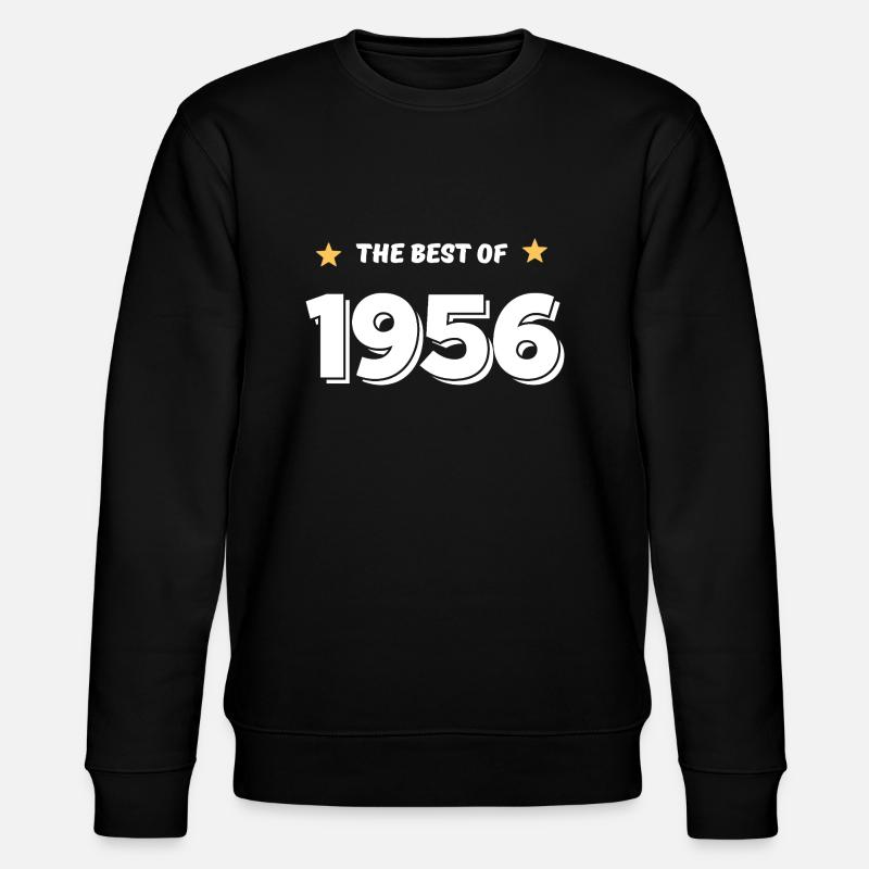 Das Beste von 1956 - Stanley/Stella Unisex Bio-Sweatshirt CHANGER  - Schwarz