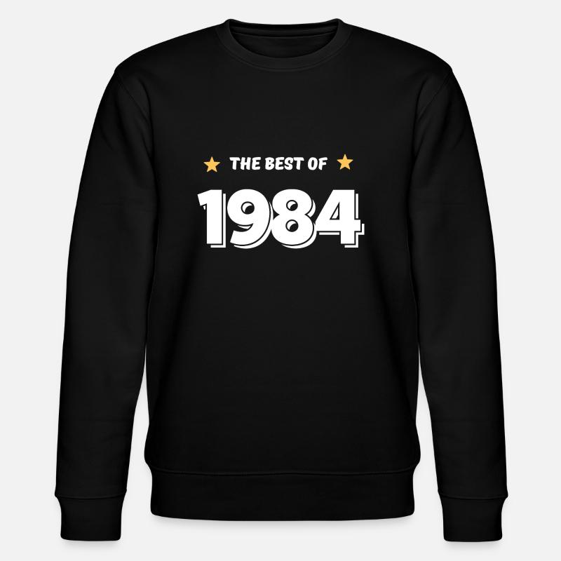 Das Beste aus 1984 - Stanley/Stella Unisex Bio-Sweatshirt CHANGER  - Schwarz