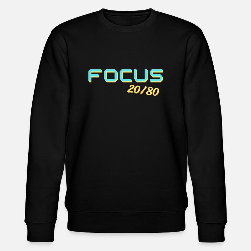 Focus 2080 - Sweat bio CHANGER Stanley/Stella Unisexe - noir