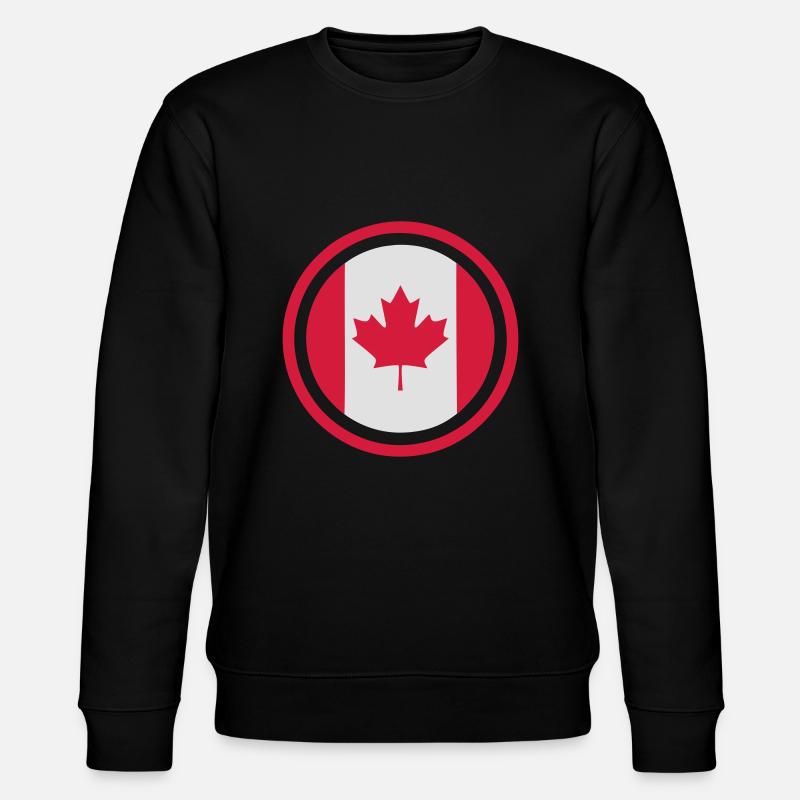 Emblème Canada - Sweat bio CHANGER Stanley/Stella Unisexe - noir