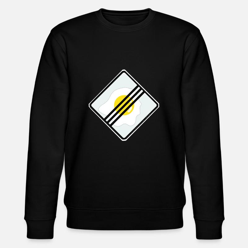 Verkehrszeichendesign: Ei. - Stanley/Stella Unisex Bio-Sweatshirt CHANGER  - Schwarz