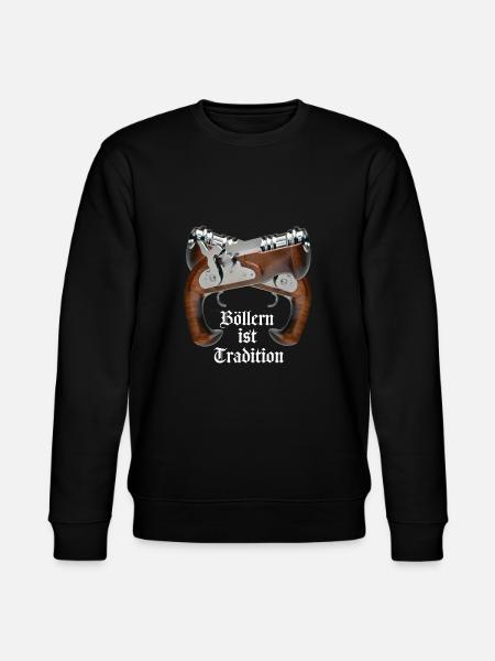 Böllern ist Tradition - Stanley/Stella Unisex Bio-Sweatshirt CHANGER  - Schwarz