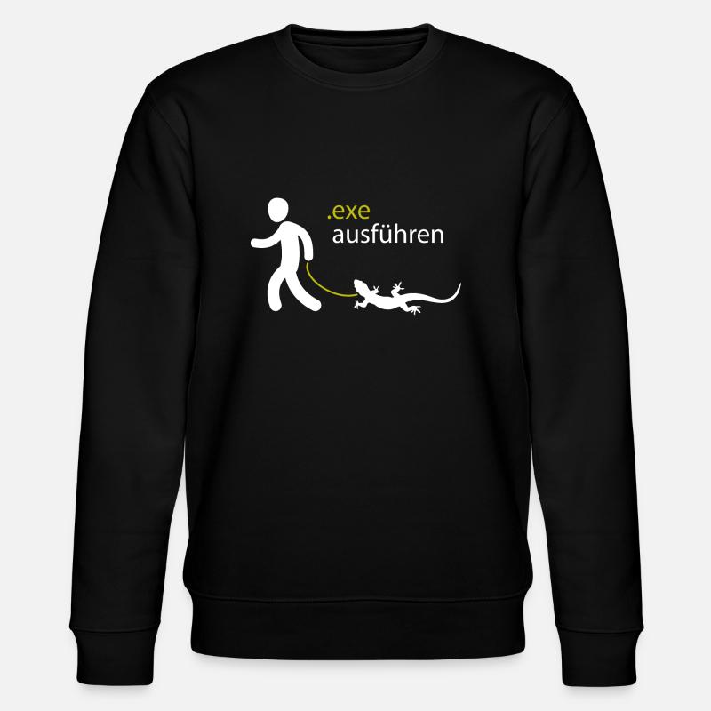 .exe ausführen ADMIN - Stanley/Stella Unisex Bio-Sweatshirt CHANGER  - Schwarz