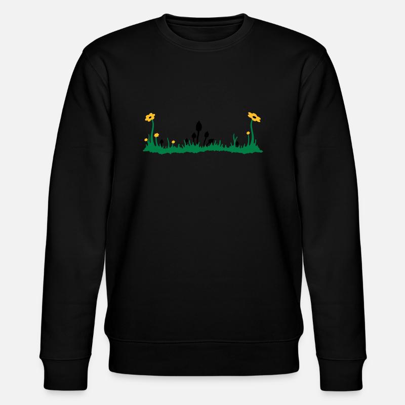 magic mushroom - Stanley/Stella CHANGER Unisex Organic Sweatshirt - black