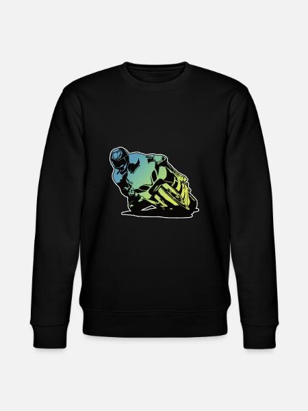 Motorcycle Motorbike - Stanley/Stella CHANGER Unisex Organic Sweatshirt - black