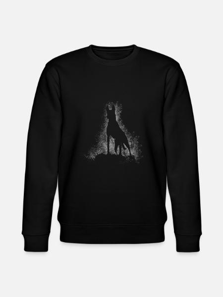 Dog Silhouette - Stanley/Stella Unisex Bio-Sweatshirt CHANGER - Schwarz