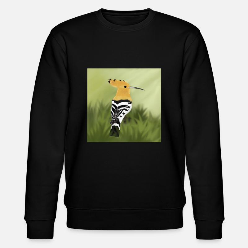 Wiedehopf - Stanley/Stella Unisex Bio-Sweatshirt CHANGER  - Schwarz