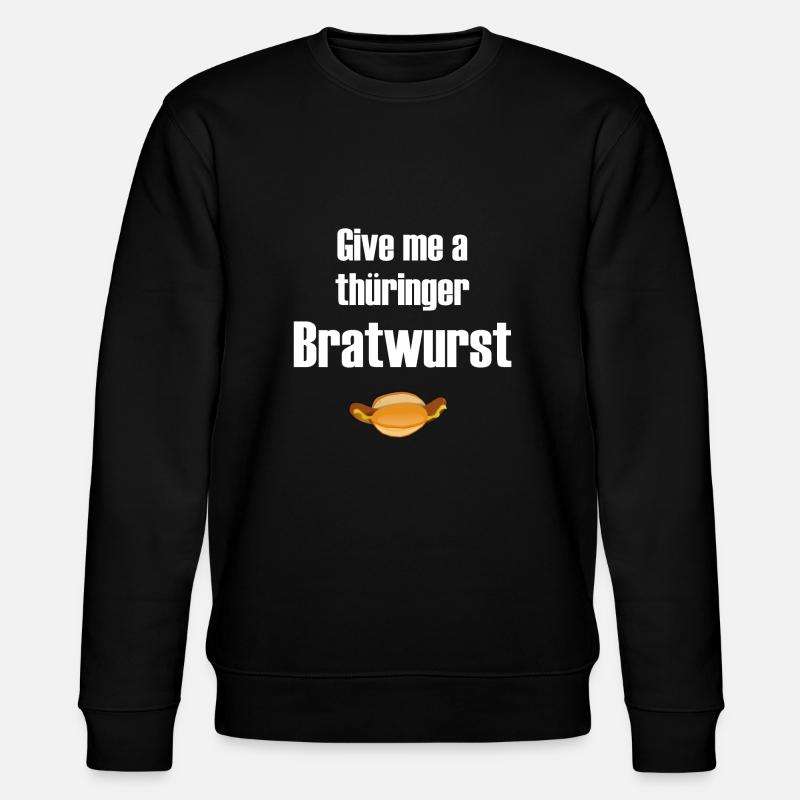 Bratwurst - Stanley/Stella Unisex Bio-Sweatshirt CHANGER  - Schwarz