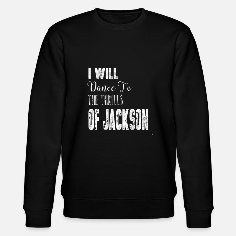 Jackson I Will Dance T-Shirt - Stanley/Stella Unisex Bio-Sweatshirt CHANGER - Schwarz