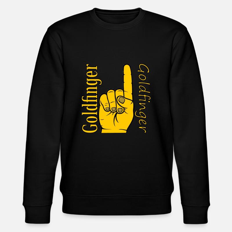 Goldfinger - Stanley/Stella Unisex Bio-Sweatshirt CHANGER - Schwarz