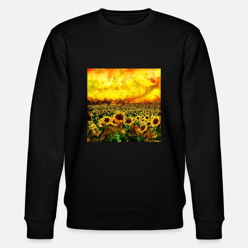 Les tournesols abstraits wsstd - Sweat bio CHANGER Stanley/Stella Unisexe - noir