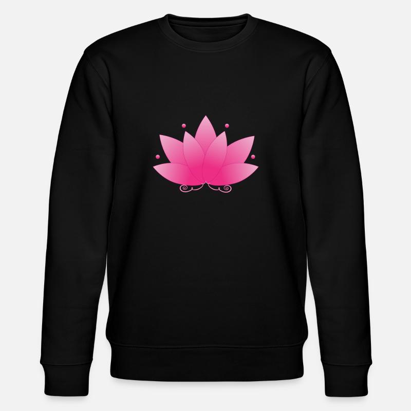 fleur de lotus - Sweat bio CHANGER Stanley/Stella Unisexe - noir