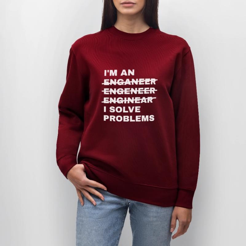 Ich bin ein Enganeer Engeneer Solve Problems Engineer Stanley/Stella Unisex Bio-Sweatshirt CHANGER 
