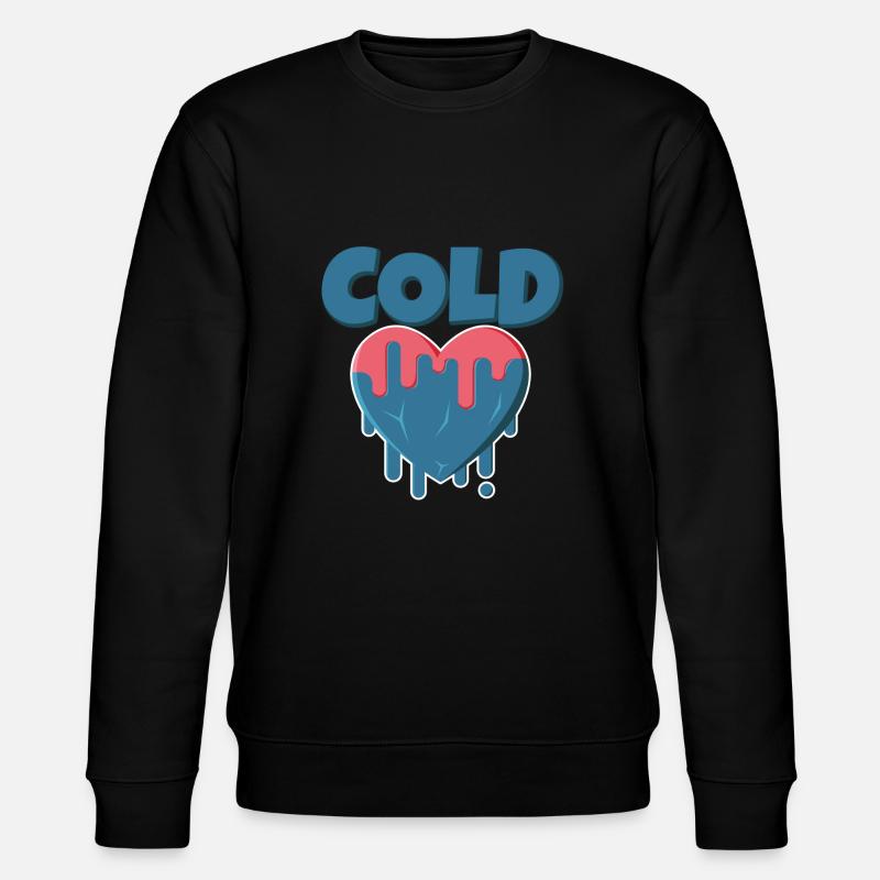 Froid coeurs glaçons - Sweat bio CHANGER Stanley/Stella Unisexe - noir