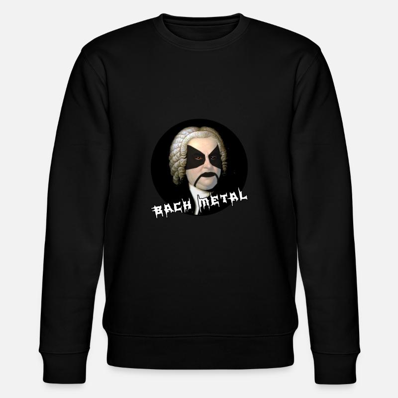 BACH BLACK METAL - Stanley/Stella Unisex Bio-Sweatshirt CHANGER  - Schwarz