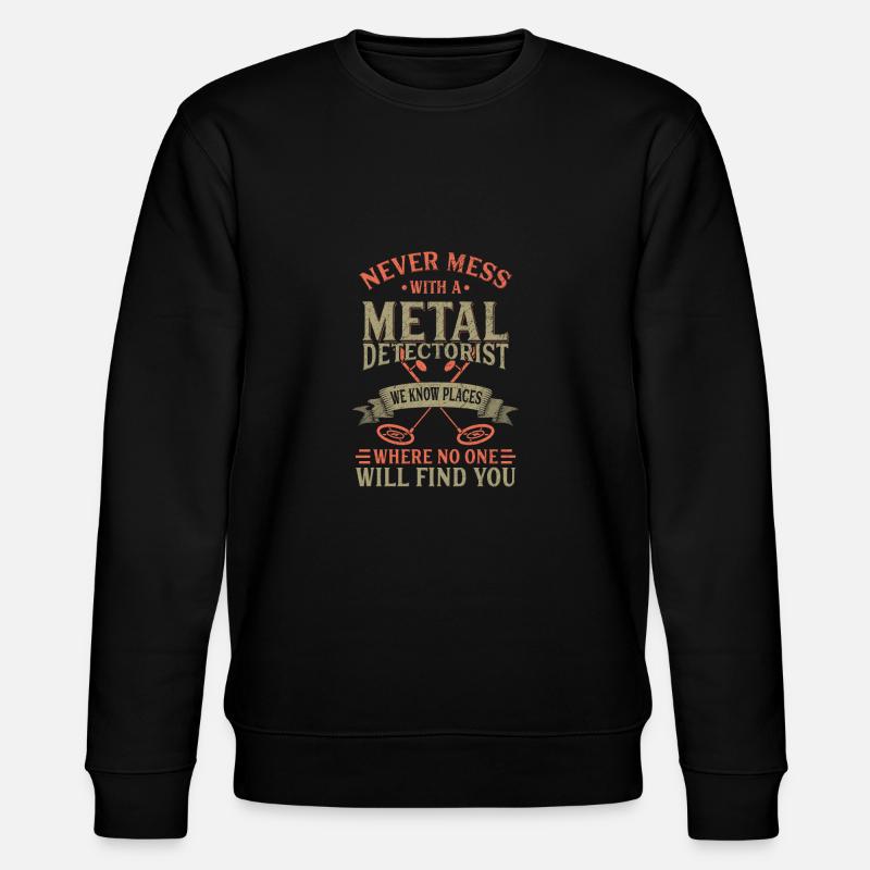 Metalldetektor - Stanley/Stella Unisex Bio-Sweatshirt CHANGER  - Schwarz