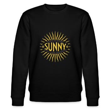 Sonnig innen - Stanley/Stella Unisex Bio-Sweatshirt CHANGER  - Schwarz - Vorne - Nik (191cm) & Marisol (170cm)