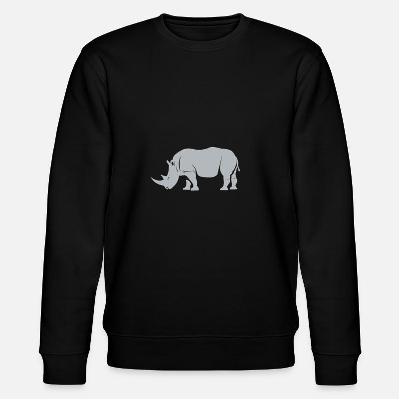 Nashorn - Stanley/Stella Unisex Bio-Sweatshirt CHANGER  - Schwarz