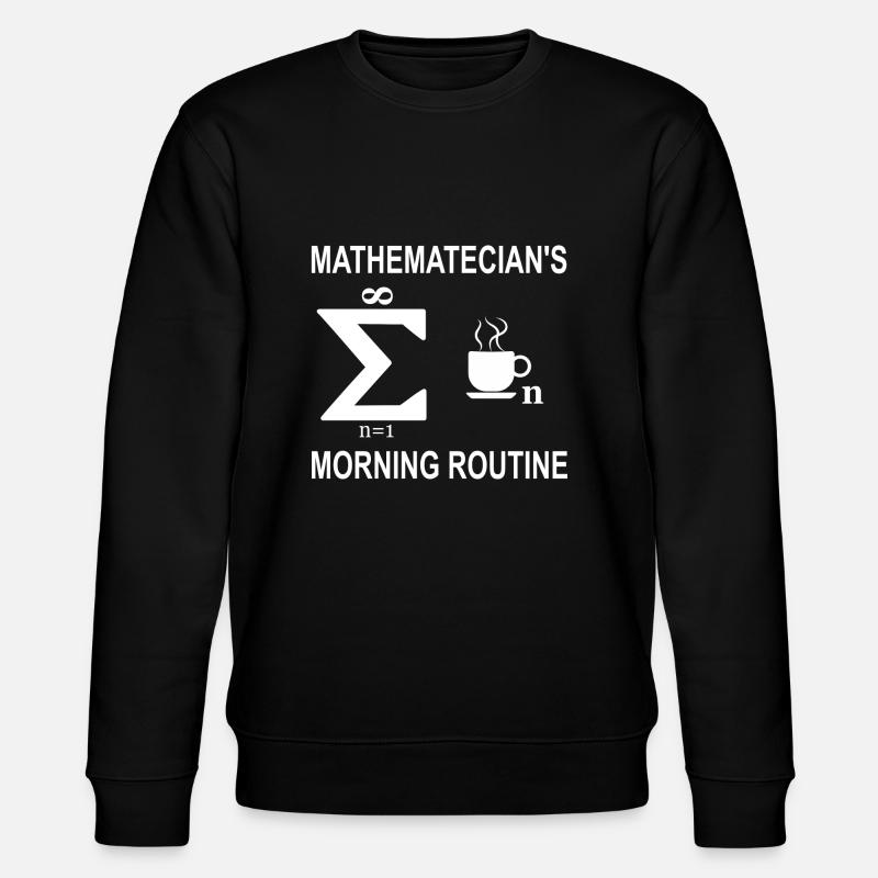 Routine mathematician - Stanley/Stella CHANGER Unisex Organic Sweatshirt - black