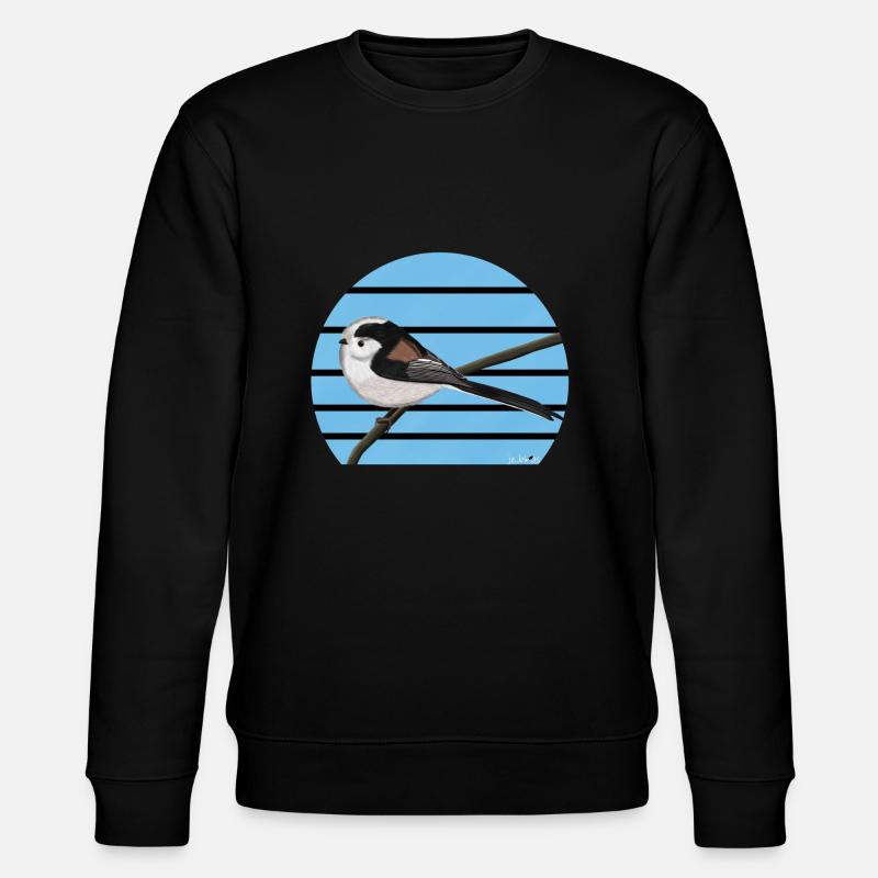 conception d'oiseaux à longue queue - Sweat bio CHANGER Stanley/Stella Unisexe - noir