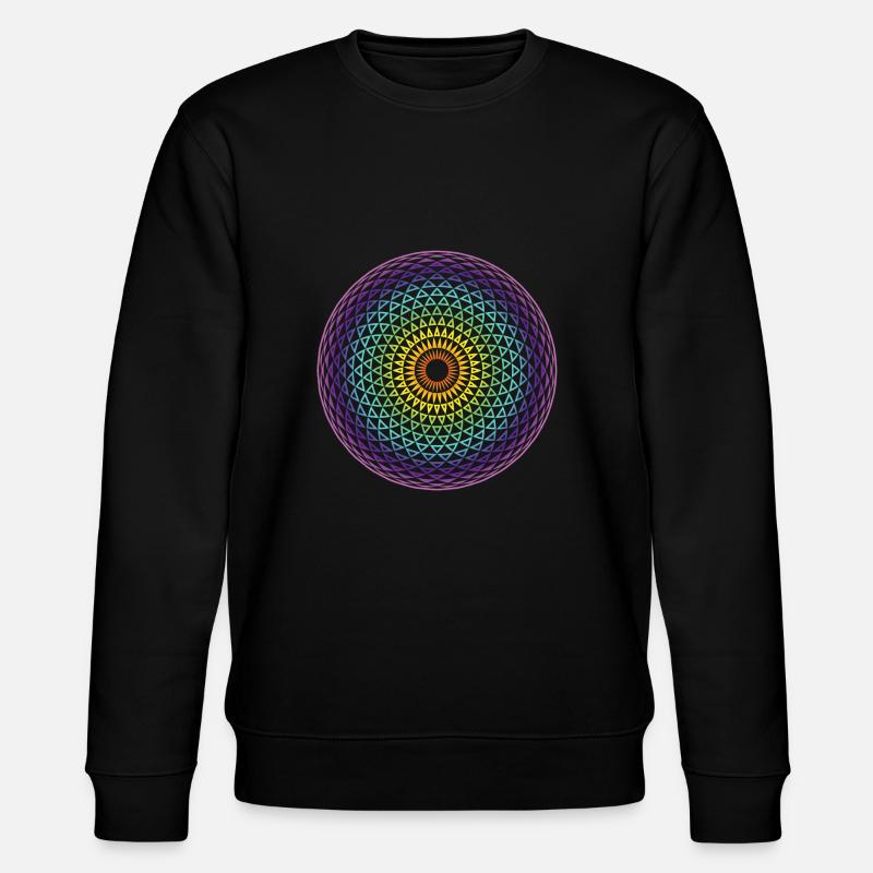 Torus Yantra - Stanley/Stella Unisex Bio-Sweatshirt CHANGER  - Schwarz