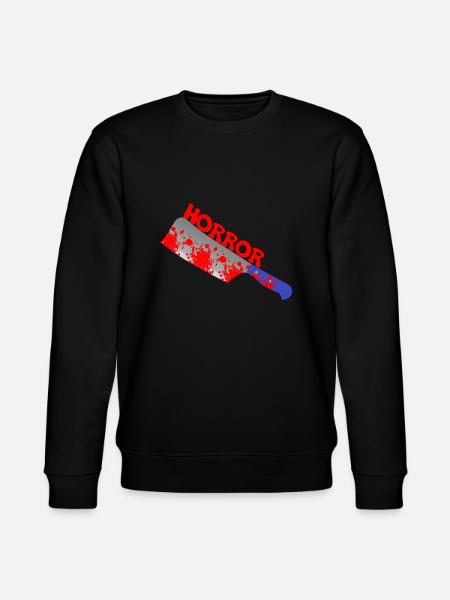 blood horror knife - Stanley/Stella CHANGER Unisex Organic Sweatshirt - black