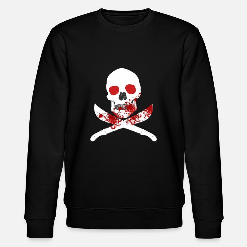 crâne d'halloween fait - Sweat bio CHANGER Stanley/Stella Unisexe - noir