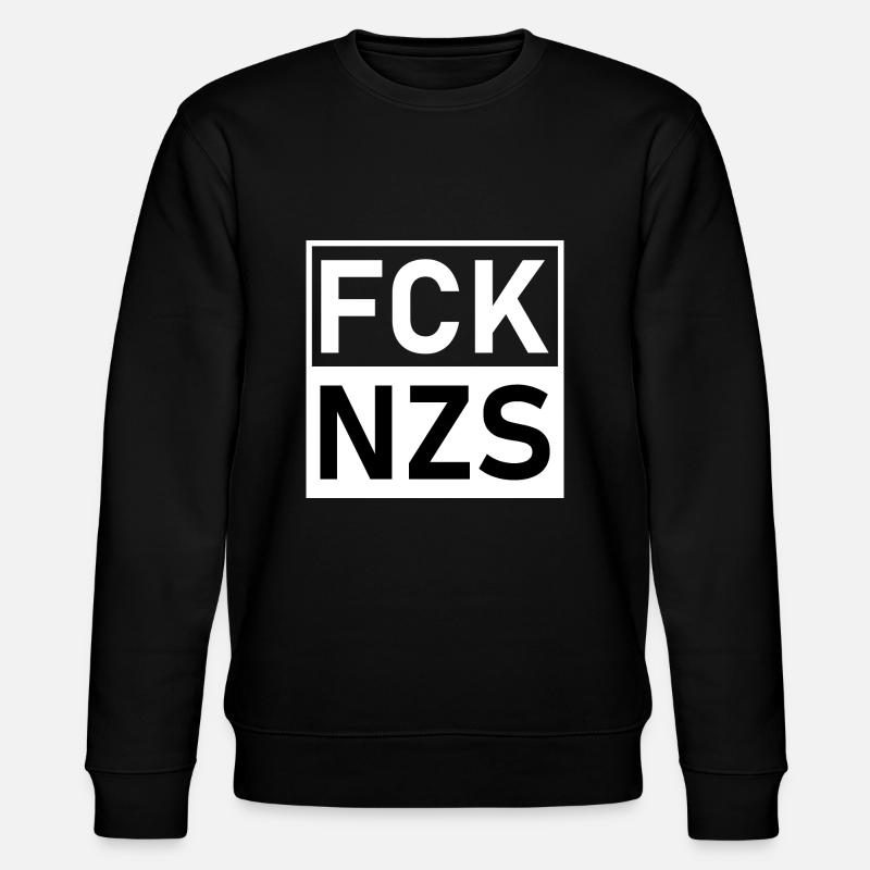 Fck Afd Fck Nzs - Stanley/Stella Unisex Bio-Sweatshirt CHANGER  - Schwarz