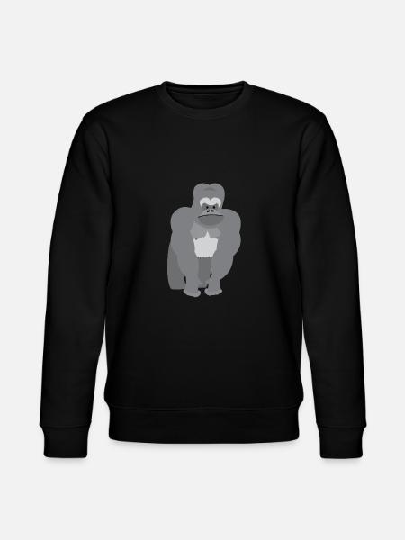 Great ape ridgeback Gorilla - Stanley/Stella CHANGER Unisex Organic Sweatshirt - black