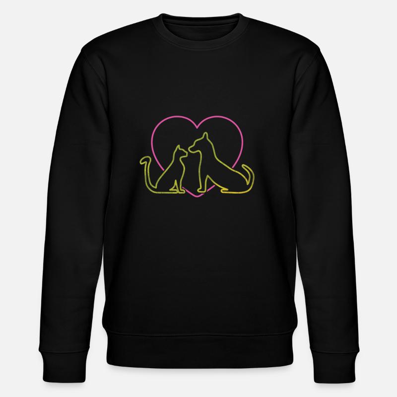 Chat chien - Sweat bio CHANGER Stanley/Stella Unisexe - noir
