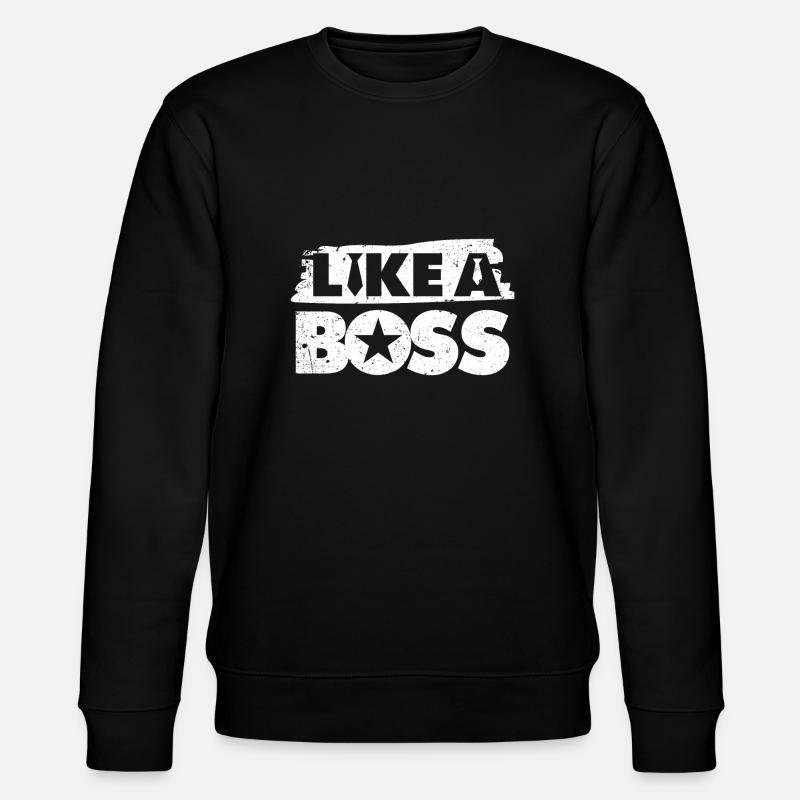 Like a Boss cool - Stanley/Stella Unisex Bio-Sweatshirt CHANGER  - Schwarz