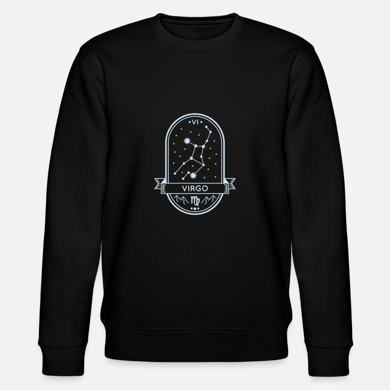 Jungfrau Konstellation - Stanley/Stella Unisex Bio-Sweatshirt CHANGER - Schwarz