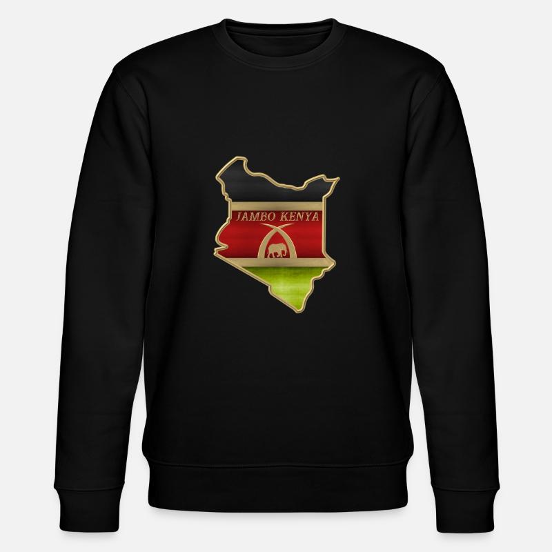 Drapeau du Kenya - Sweat bio CHANGER Stanley/Stella Unisexe - noir