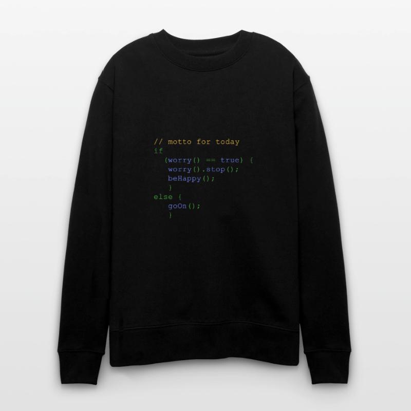 php code don’t worry be happy gerdshirt Sweat bio CHANGER Stanley/Stella Unisexe