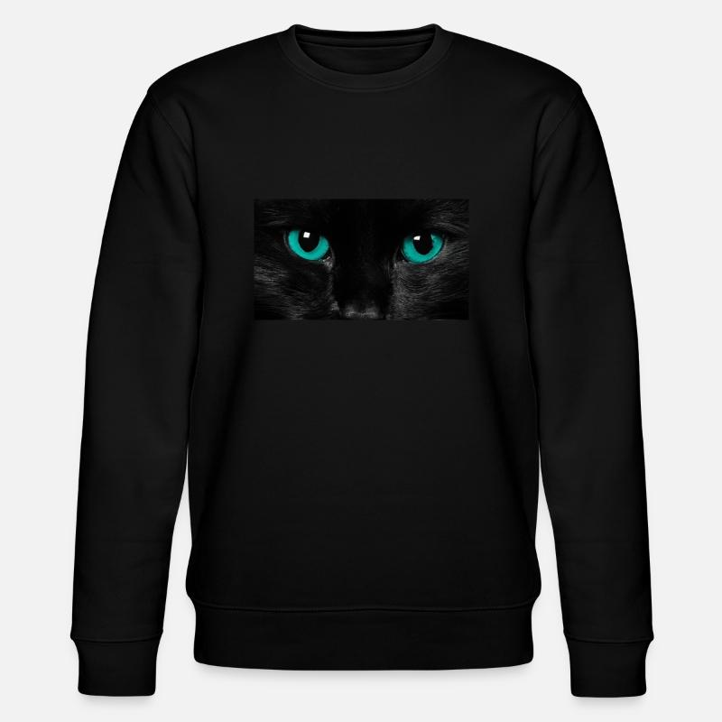Katze - Stanley/Stella Unisex Bio-Sweatshirt CHANGER  - Schwarz