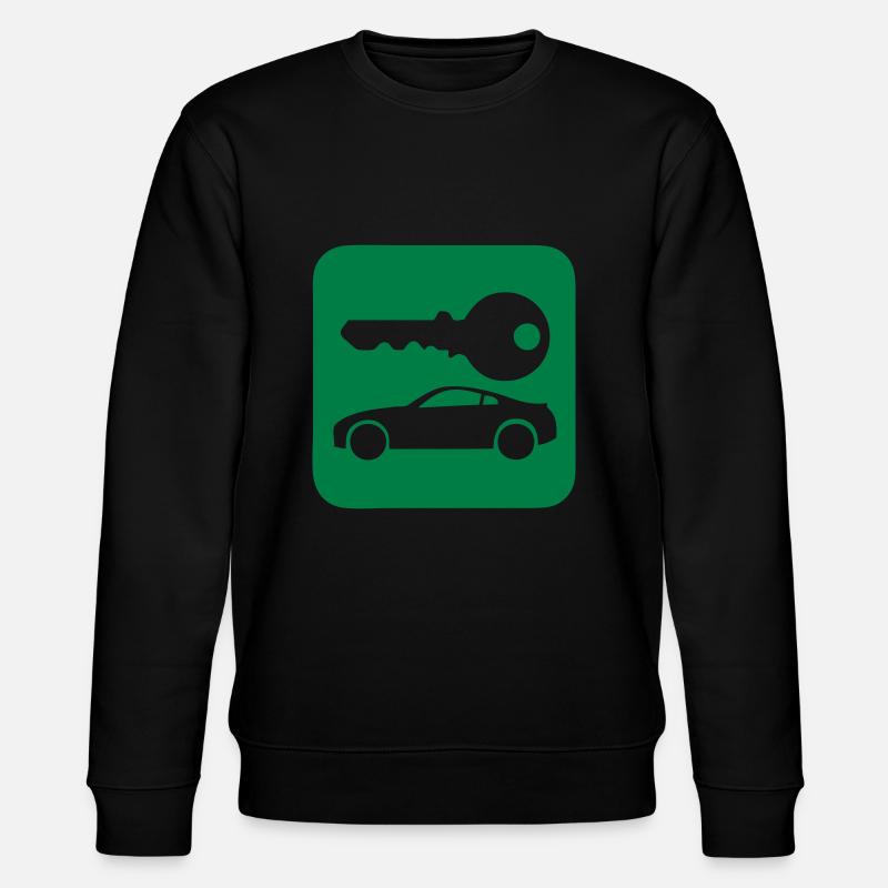 cle auto icone - Stanley/Stella Unisex Bio-Sweatshirt CHANGER  - Schwarz