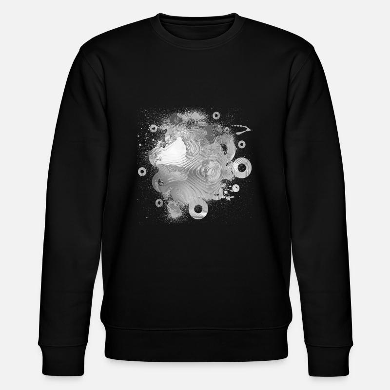 Abstract 7 - Stanley/Stella Unisex Bio-Sweatshirt CHANGER  - Schwarz