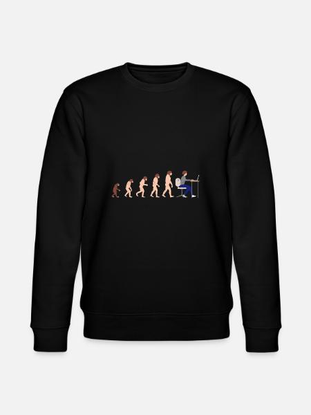 Evolution Entwickler Programmierer Lustiges Gift - Stanley/Stella Unisex Bio-Sweatshirt CHANGER - Schwarz