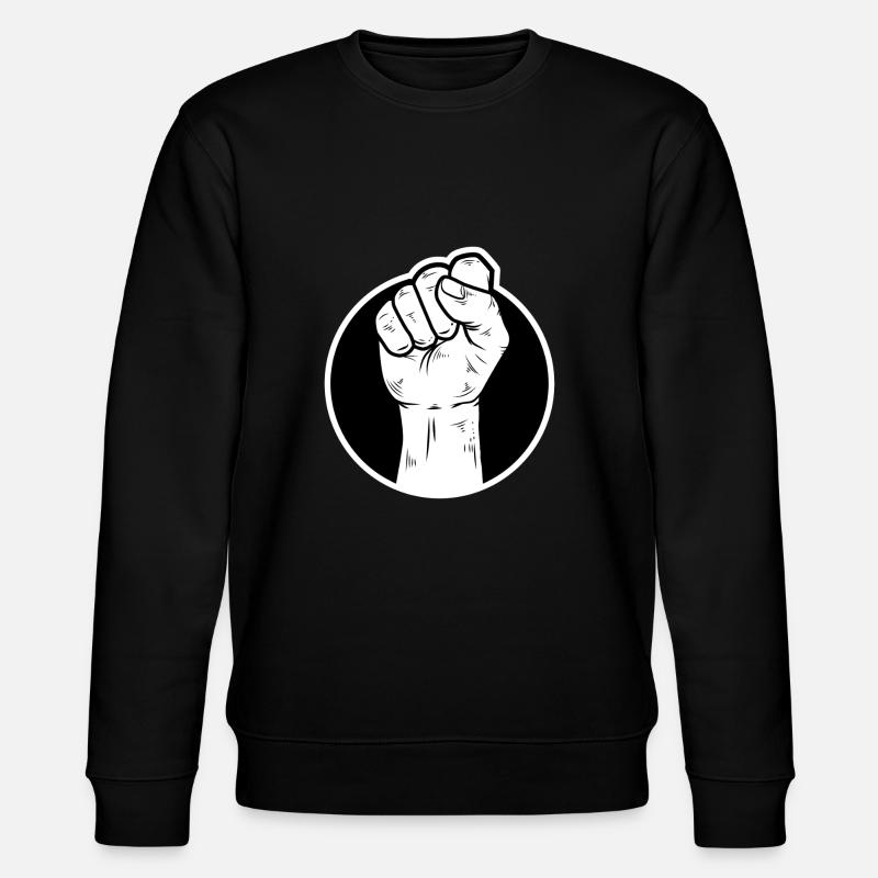 Faust Design Klassische Revolution-Komposition - Stanley/Stella Unisex Bio-Sweatshirt CHANGER  - Schwarz